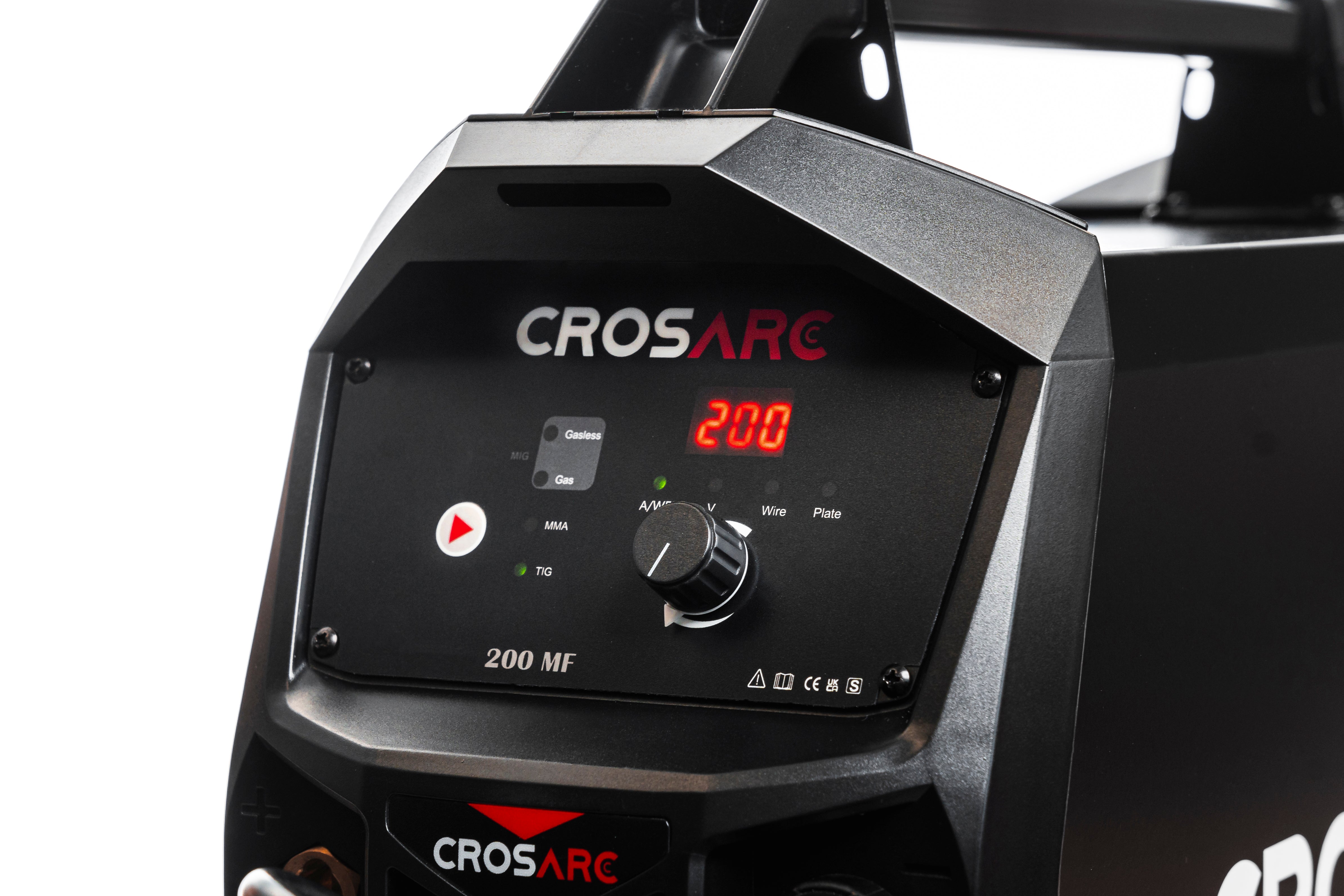 CROSARC MIG Multi Function Welder 200MF - Angle Display CROSARC MIG Multi Function Welder 200MF - Angle Display
